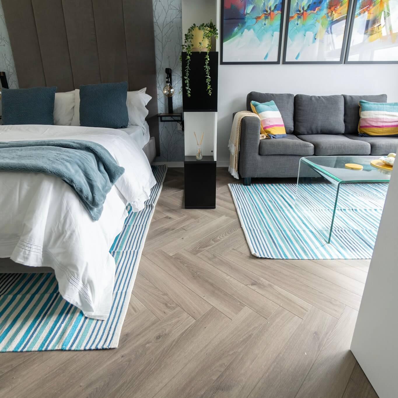 Riverbed Herringbone 12mm Laminate Flooring