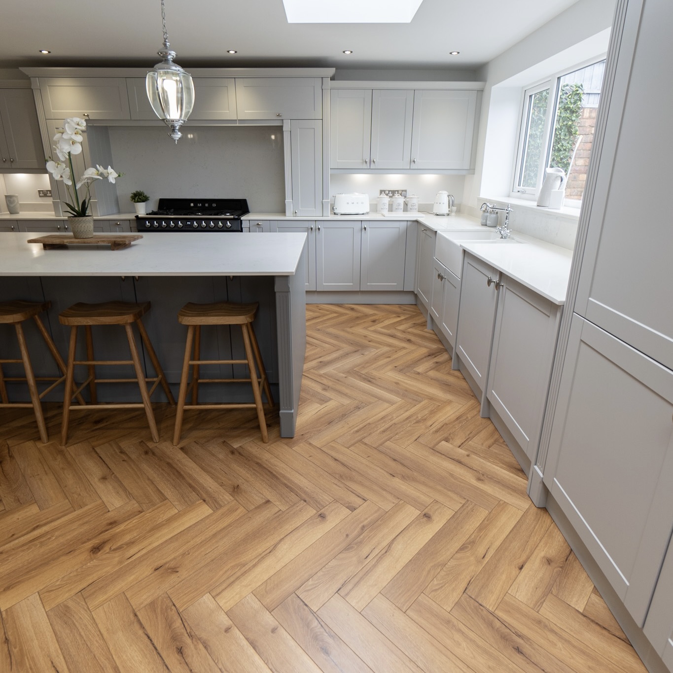 Craft 12mm Helsinki Herringbone AC5 Laminate Flooring